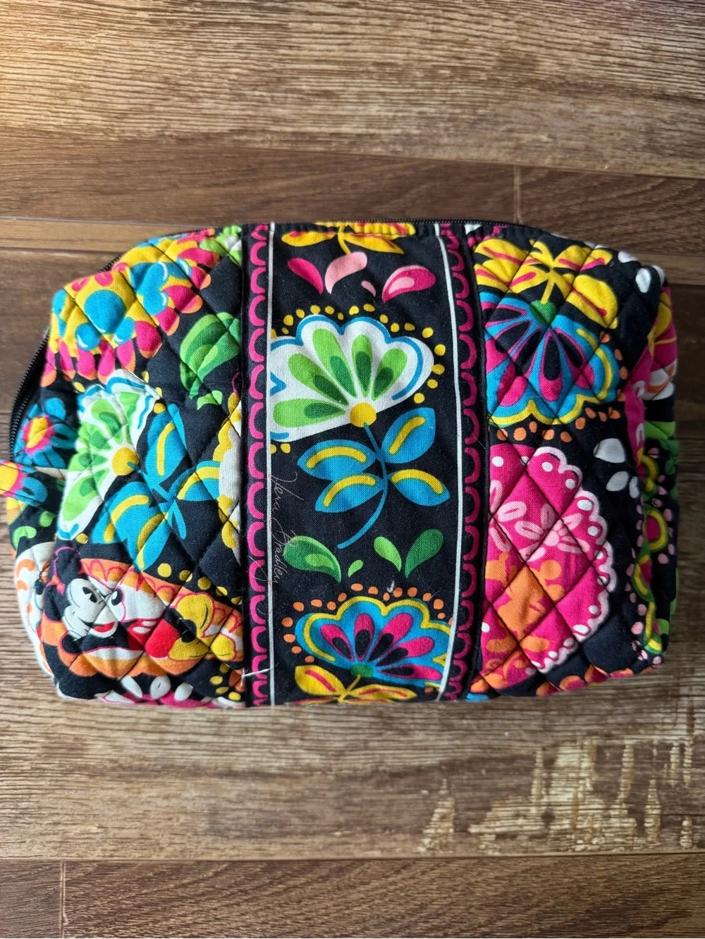 Vera Bradley / DisneyParks Quilted Cosmetic Case with Bright Floral Print